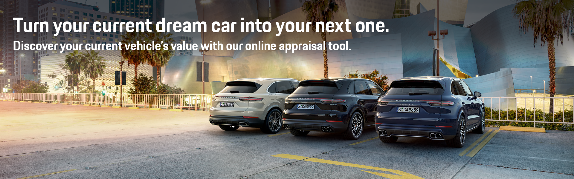 Discover your vehicle's value with our trade appraisal tool